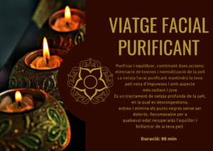Viatge facial purificant